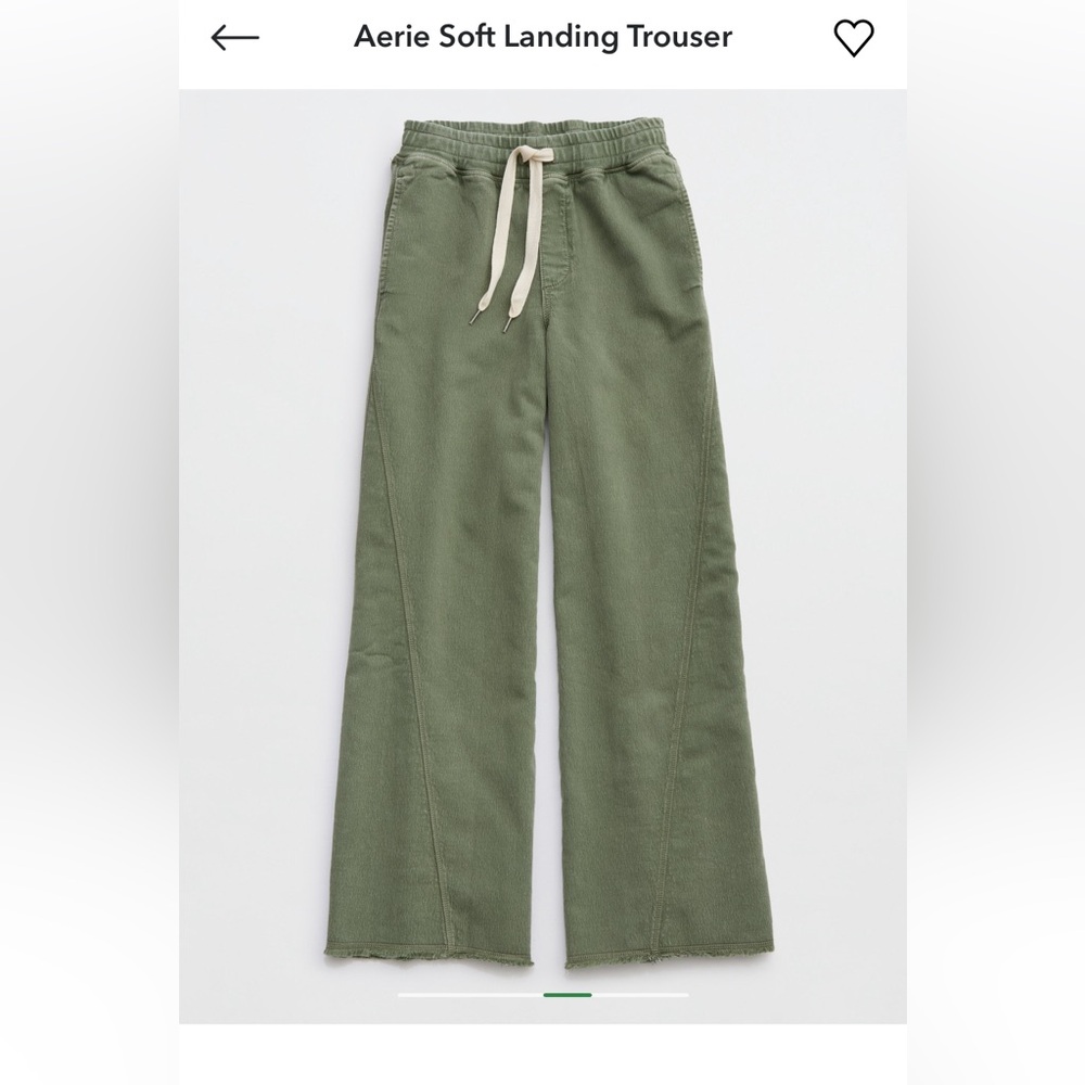 American Eagle Olive Flare Jeans - Picture 3 of 4